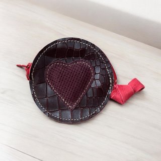 Marron motif crocodile