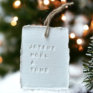 Plaque « Joyeux Noël à tous »