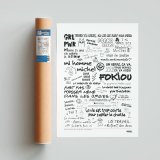 Affiche Graffitis de toilettes