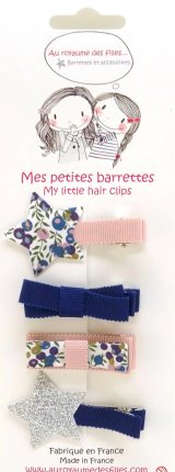 Bleu Marine / Rose